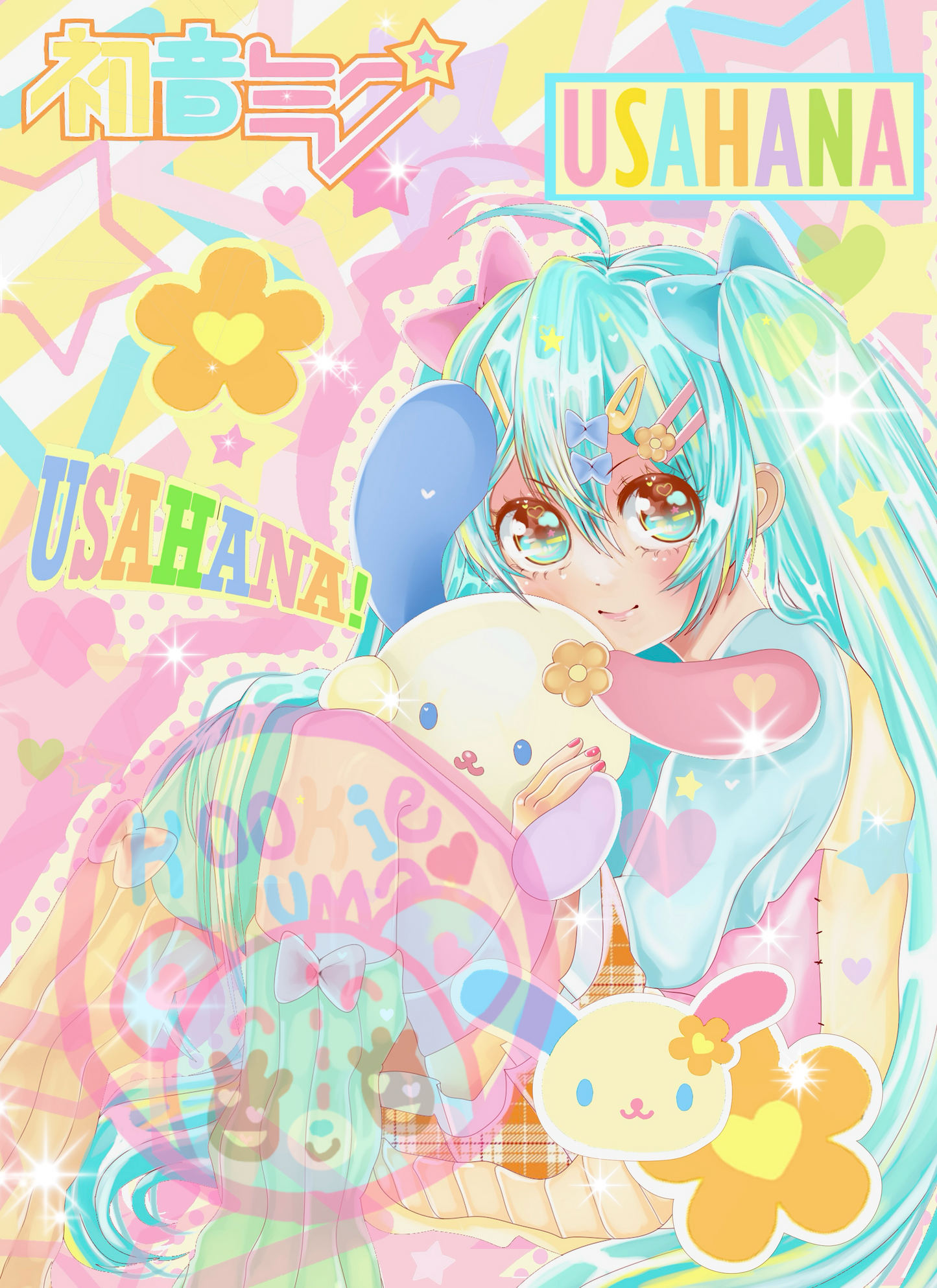 Hatsune Miku x Usahana Print