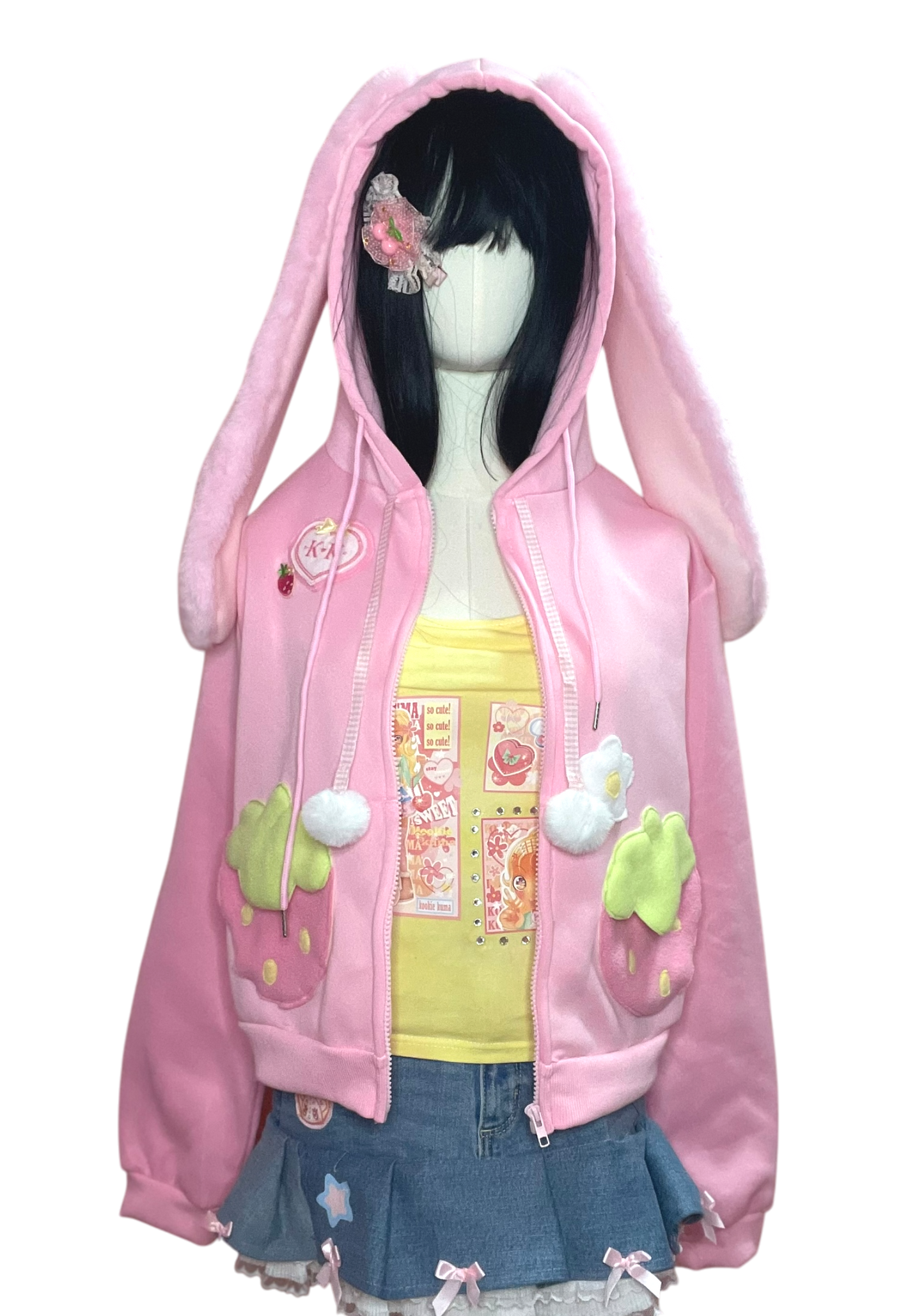 Berry Bunnie Hoodie