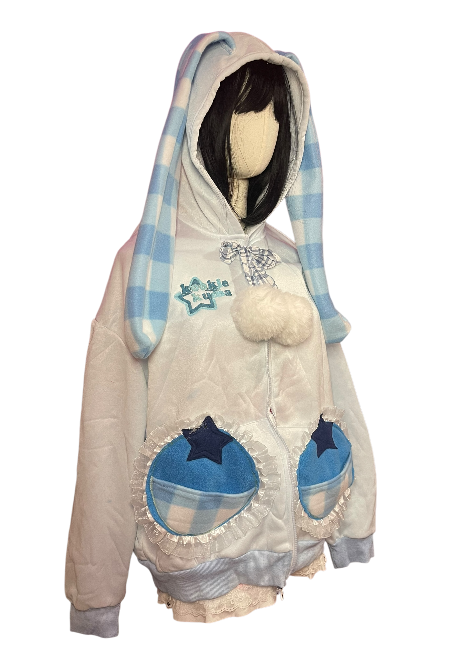 Blueberry Picnic! Bunny Hoodie