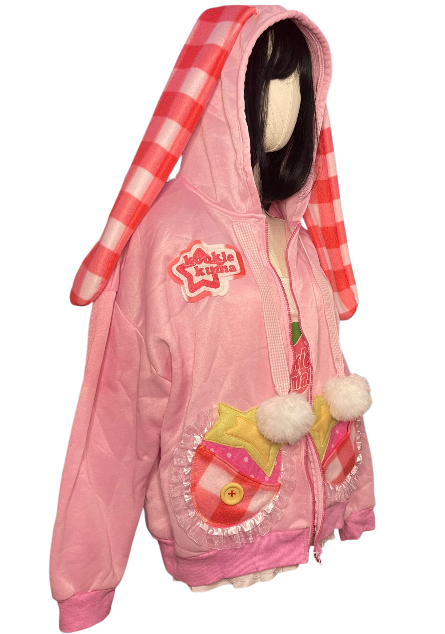 Strawberry Picnic! Bunny Hoodie