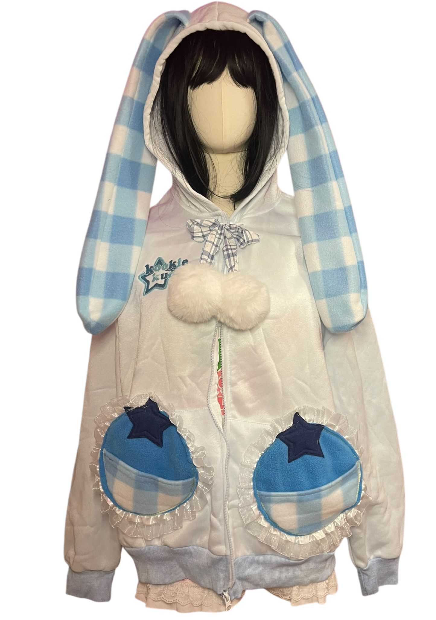 Blueberry Picnic! Bunny Hoodie