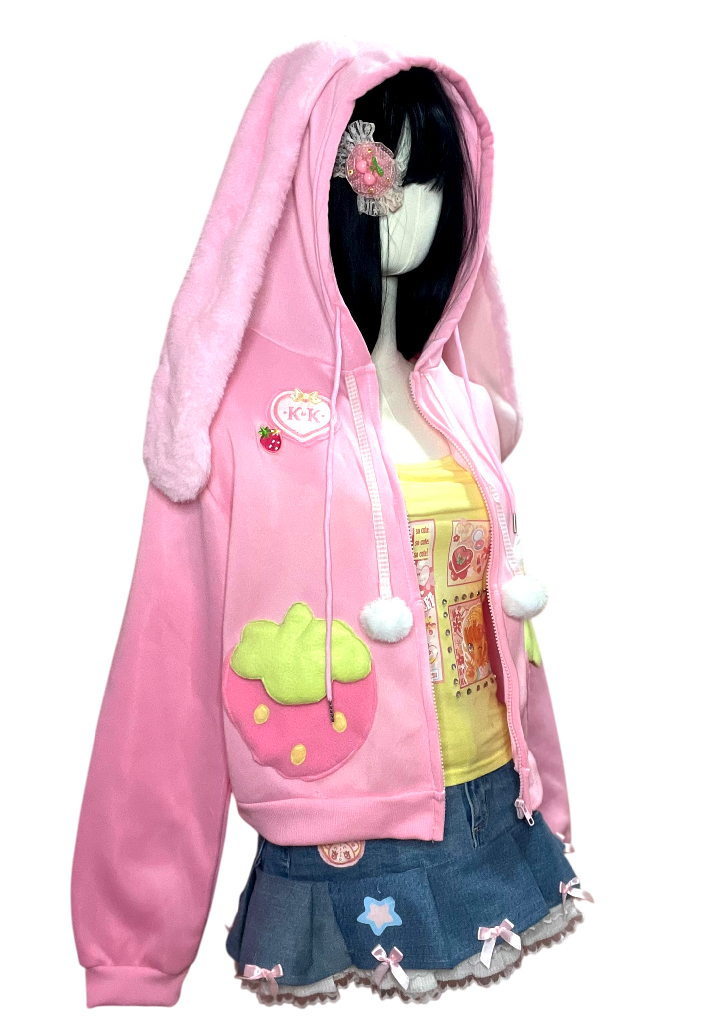 Berry Bunnie Hoodie