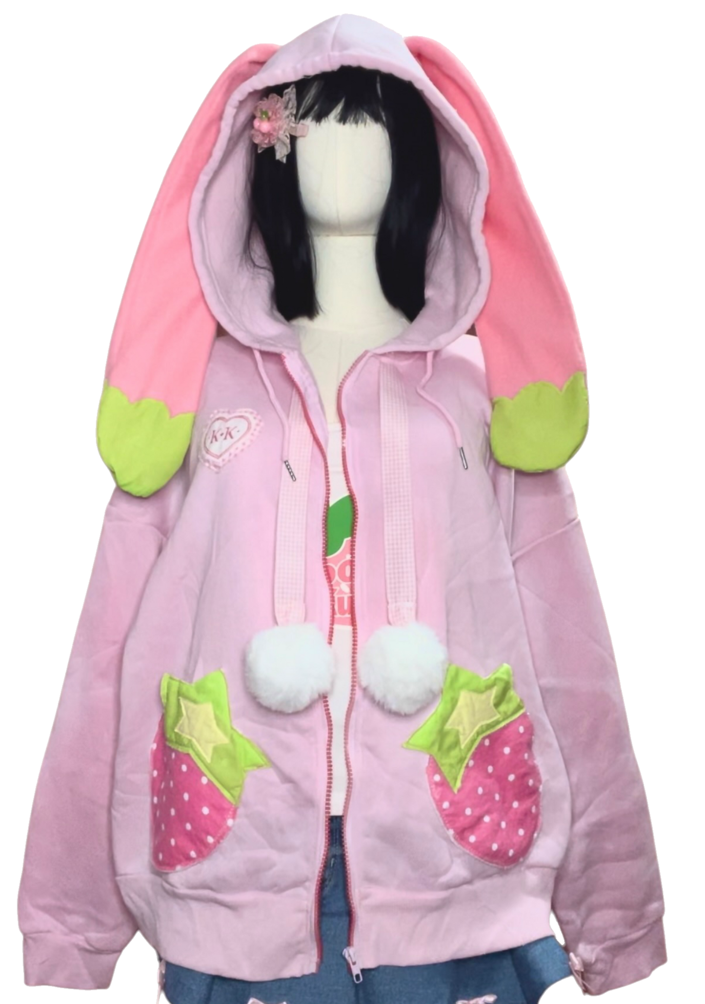 Strawbunnie Hoodie