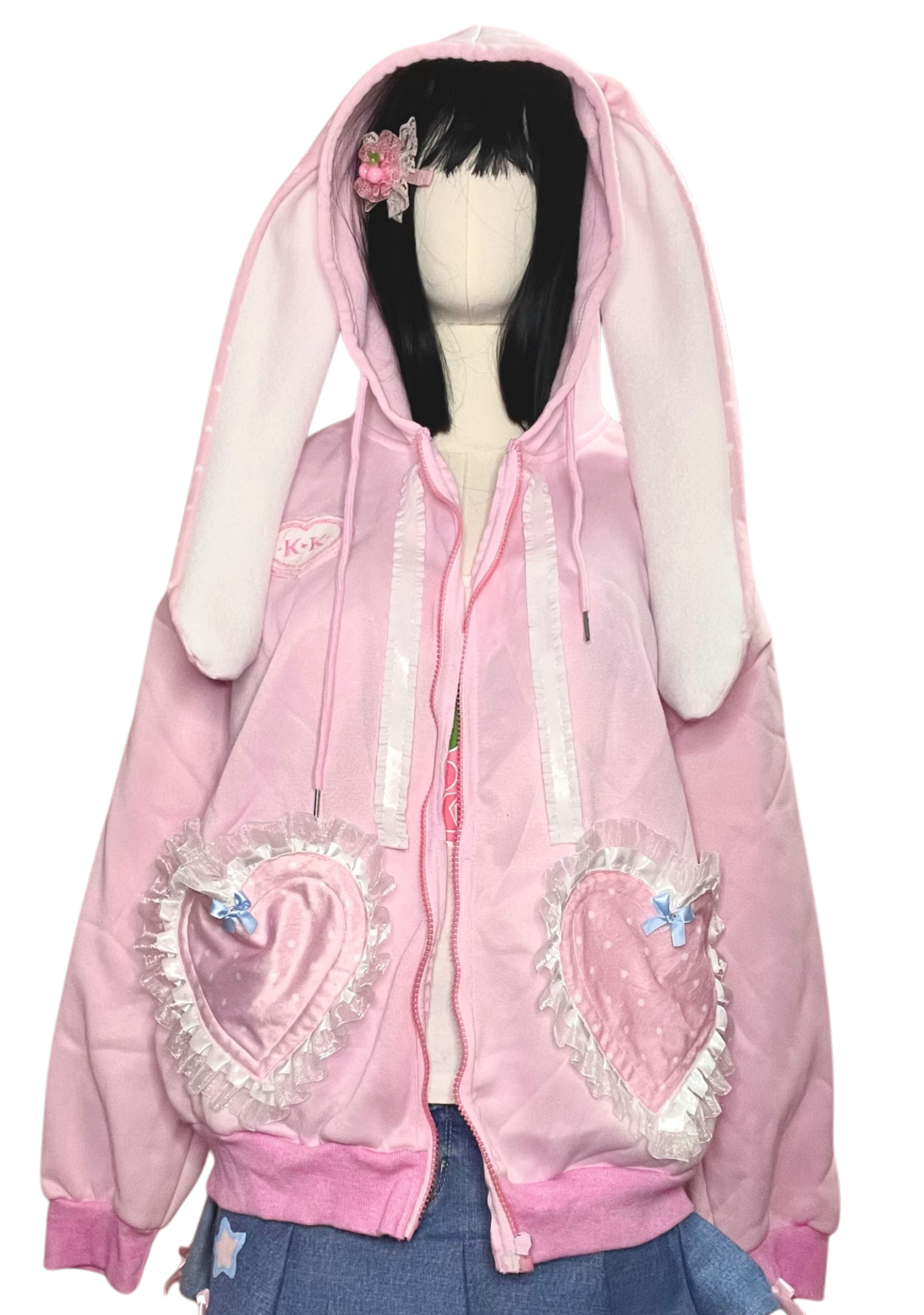 Cupid's Bunny Hoodie – Kookie Kuma Cupid's Bunny Hoodie – Kookie Kuma