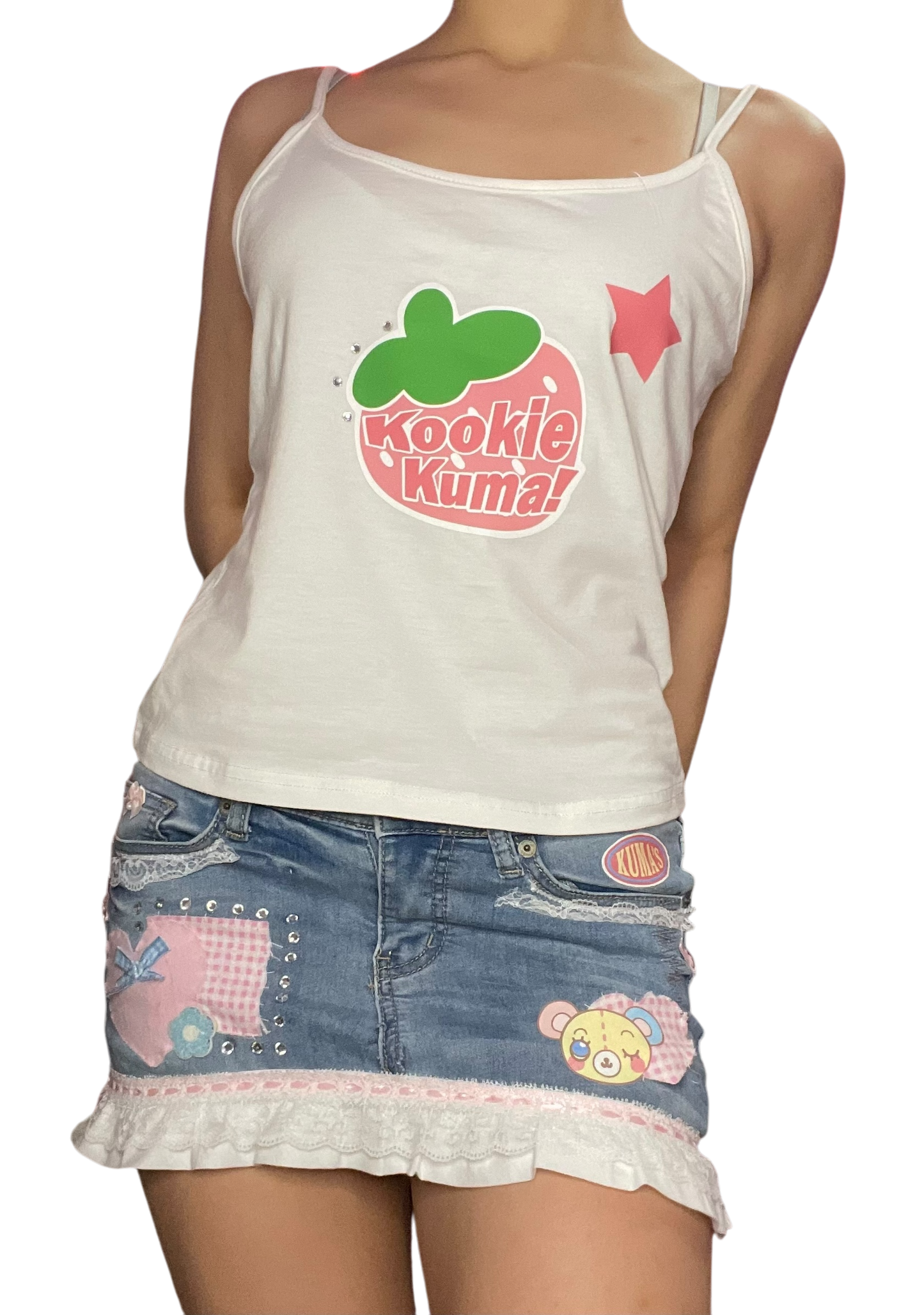 Kookie Kuma! Strawberry Tank Top