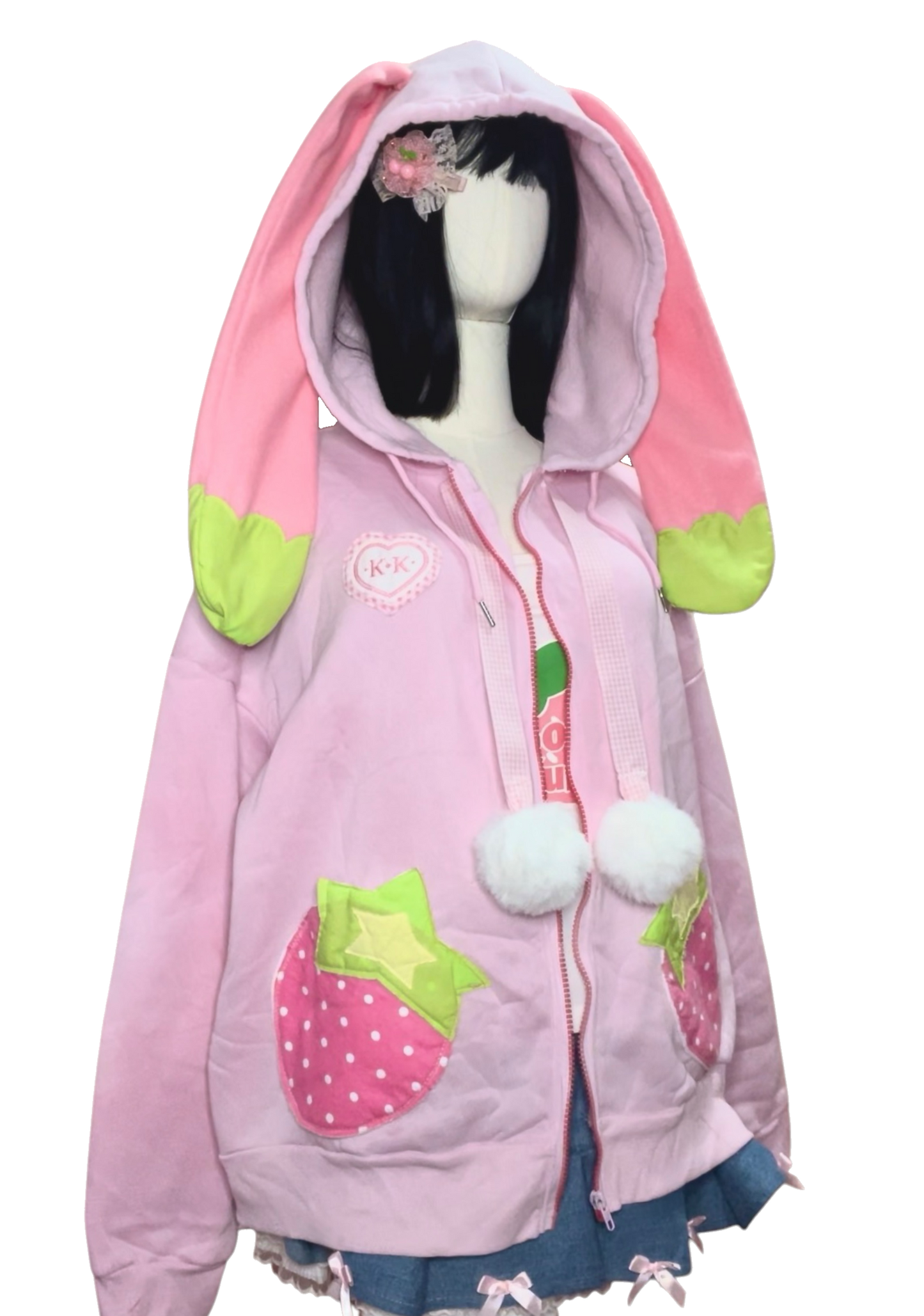 Strawbunnie Hoodie