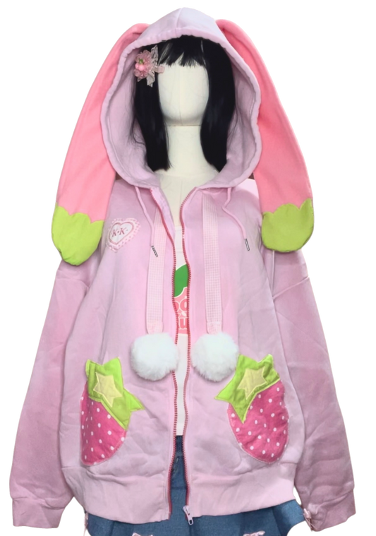 Strawbunnie Hoodie